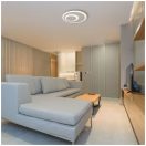 Klausen KL151032 Occhio d46cm, 2280lm, 3000/6000K, dimm, távirányítós mennyezeti lámpa