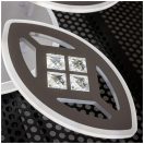 Klausen KL151044 Maros 60x60x9cm, 9500lm, 3000/4000/6500K, dimm, távirányítós  mennyezeti lámpa