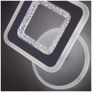 Klausen KL151045 Trigos 26x22x9cm, 2700lcm, 3000/4000/6500K, dicmcm, távirányítós  fali lácmpa