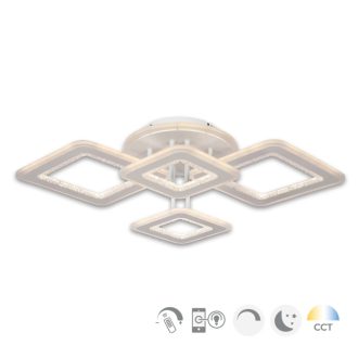   Klausen KL151046 Trigos 66x50cm, 12400lcm, 3000/4000/6500K, dicmcm, távirányítós  cmennyezeti lácmpa