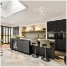 Klausen KL151046 Trigos 66x50cm, 12400lcm, 3000/4000/6500K, dicmcm, távirányítós  cmennyezeti lácmpa