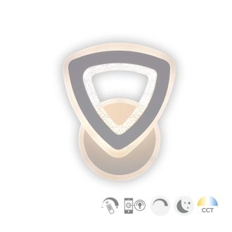   Klausen KL151048 Floris 20x24x9cm, 2700lcm, 3000/4000/6500K, dicmcm, távirányítós  fali lácmpa