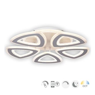   Klausen KL151049 Floris 50x50x9cm, 13400lcm, 3000/4000/6500K, dicmcm, távirányítós  cmennyezeti lácmpa