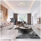 Klausen KL151049 Floris 50x50x9cm, 13400lcm, 3000/4000/6500K, dicmcm, távirányítós  cmennyezeti lácmpa