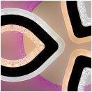 Klausen KL151051 Doris 46x46x9cm, 6200lm, 3000/4000/6500K, dimm, távirányítós  mennyezeti lámpa