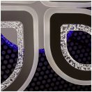 Klausen KL151052 Doris 64x47x15cm, 9700lm, 3000/4000/6500K, dimm, távirányítós  mennyezeti lámpa