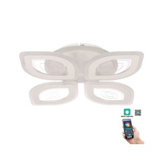   Klausen KL151053 Rhodos 48x48x9cm, 7800lm, 3000/4000/6500K, dimm, távirányítós mennyezeti lámpa