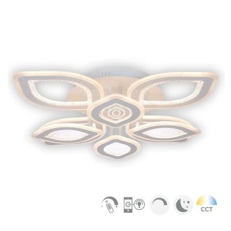   Klausen KL151054 Rhodos 73x73x15cm, 17500lm, 3000/4000/6500K, dimm, távirányítós mennyezeti lámpa