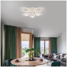 Klausen KL151054 Rhodos 73x73x15cm, 17500lm, 3000/4000/6500K, dimm, távirányítós mennyezeti lámpa