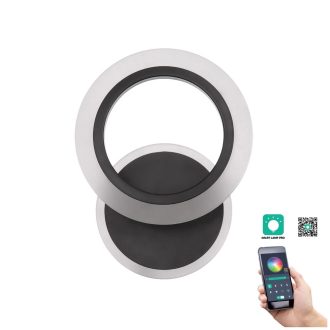   Klausen KL151057 Primus 19x24x9cm, 1200lm, 3000/4000/6500K, dimm, távirányítós fali lámpa