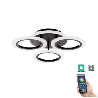   Klausen KL151058 Primus 44x44x9cm, 3200lm, 3000/4000/6500K, dimm, távirányítós mennyezeti lámpa