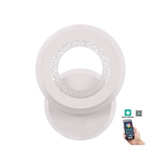   Klausen KL151060 Rondos 18x24x9cm, 2600lm, 3000/4000/6500K, dimm, távirányítós fali lámpa