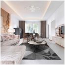 Klausen KL151061 Rondos 58x42cm, 10000lm, 3000/4000/6500K, dimm, távirányítós mennyezeti lámpa