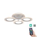 Klausen KL151063 Optimus 47x47cm, 4700lm, 3000/4000/6500K, dimm, távirányítós mennyezeti lámpa