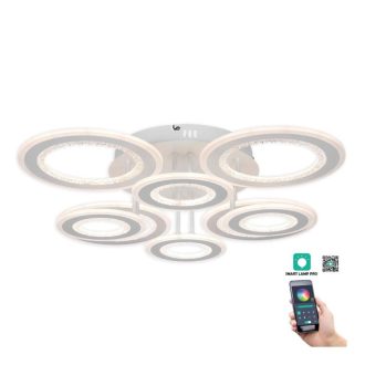   Klausen KL151066 Rondos 73x73cm, 18200lm, 3000/4000/6500K, dimm, távirányítós mennyezeti lámpa