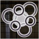 Klausen KL151066 Rondos 73x73cm, 18200lm, 3000/4000/6500K, dimm, távirányítós mennyezeti lámpa