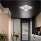 Klausen KL151068 Rhodos 46x46x9cm, 6100lm, 3000/4000/6500K, dimm, távirányítós mennyezeti lámpa