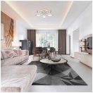 Klausen KL151069 Rhodos 52x52x9cm, 9800lm, 3000/4000/6500K, dimm, távirányítós mennyezeti lámpa