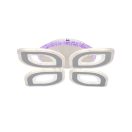 Klausen KL151071 Doris 48x48x9cm, 7800lm, 3000/4000/6500K, dimm, távirányítós mennyezeti lámpa