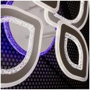 Klausen KL151071 Doris 48x48x9cm, 7800lm, 3000/4000/6500K, dimm, távirányítós mennyezeti lámpa