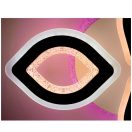 Klausen KL151071 Doris 48x48x9cm, 7800lm, 3000/4000/6500K, dimm, távirányítós mennyezeti lámpa