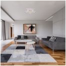 Klausen KL151072 Doris 52x52x9cm, 9900lm, 3000/4000/6500K, dimm, távirányítós mennyezeti lámpa