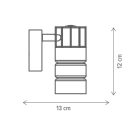 Klausen KL161000 Ideal 12x8x13cm, 1xE14 spot lámpa