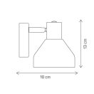 Klausen KL161004 Intim 13x13cm, 1xE14 spot lámpa