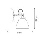 Klausen KL161009 Krater 20x20x15cm, 1xE27 spot lámpa