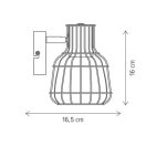 Klausen KL161010 Grimy 16x13x16,5cm, 1xE27 spot lámpa