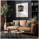 Klausen KL6344 Lazarus 23x23x123cm, 1xE27 függesztett lámpa