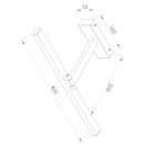 Maytoni MIR008WL-L12W4K Bris képmegvilágító lámpa