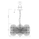 Maytoni MOD007PL-08G Aster függeszték