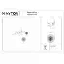 Maytoni MOD007WL-01G Aster fali lámpa