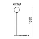 Maytoni MOD013FL-01BS Ring álló lámpa