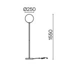 Maytoni MOD013FL-01B Ring álló lámpa