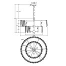 Maytoni MOD043PL-12CH Puntes függeszték