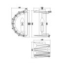 Maytoni MOD043WL-01CH Puntes falikar