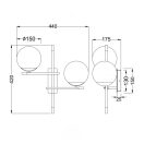 Maytoni MOD048WL-02G Nostalgia falikar