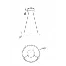 Maytoni MOD058PL-L22BS3K Rim függeszték