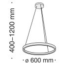 Maytoni MOD058PL-L32B4K Rim függeszték