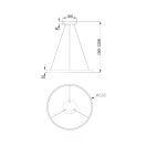 Maytoni MOD058PL-L32BS3K Rim függeszték