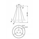 Maytoni MOD058PL-L55BS3K Rim függeszték