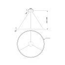 Maytoni MOD058PL-L65BS3K Rim függeszték