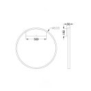 Maytoni MOD058WL-L35BS3K Rim fali lámpa