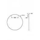 Maytoni MOD058WL-L50B3K Rim fali lámpa