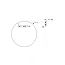 Maytoni MOD058WL-L50BS3K Rim fali lámpa