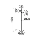 Maytoni MOD070FL-L12B3K Fad álló lámpa