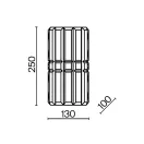 Maytoni MOD094WL-01CH Facet fali lámpa