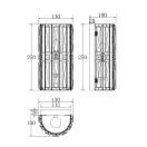 Maytoni MOD094WL-01G Facet fali lámpa